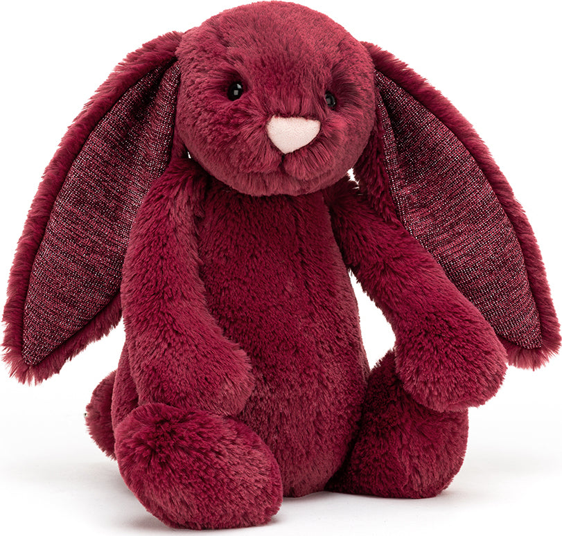 Jellycat Bas3scas Bashful Sparkly Cassis Bunny Medium