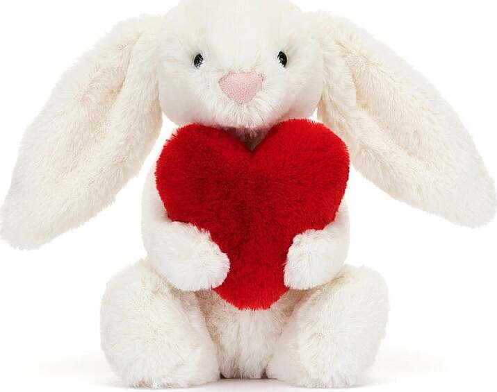 Bashful Red Love Heart Bunny Little (IN STORE PICKUP ONLY)