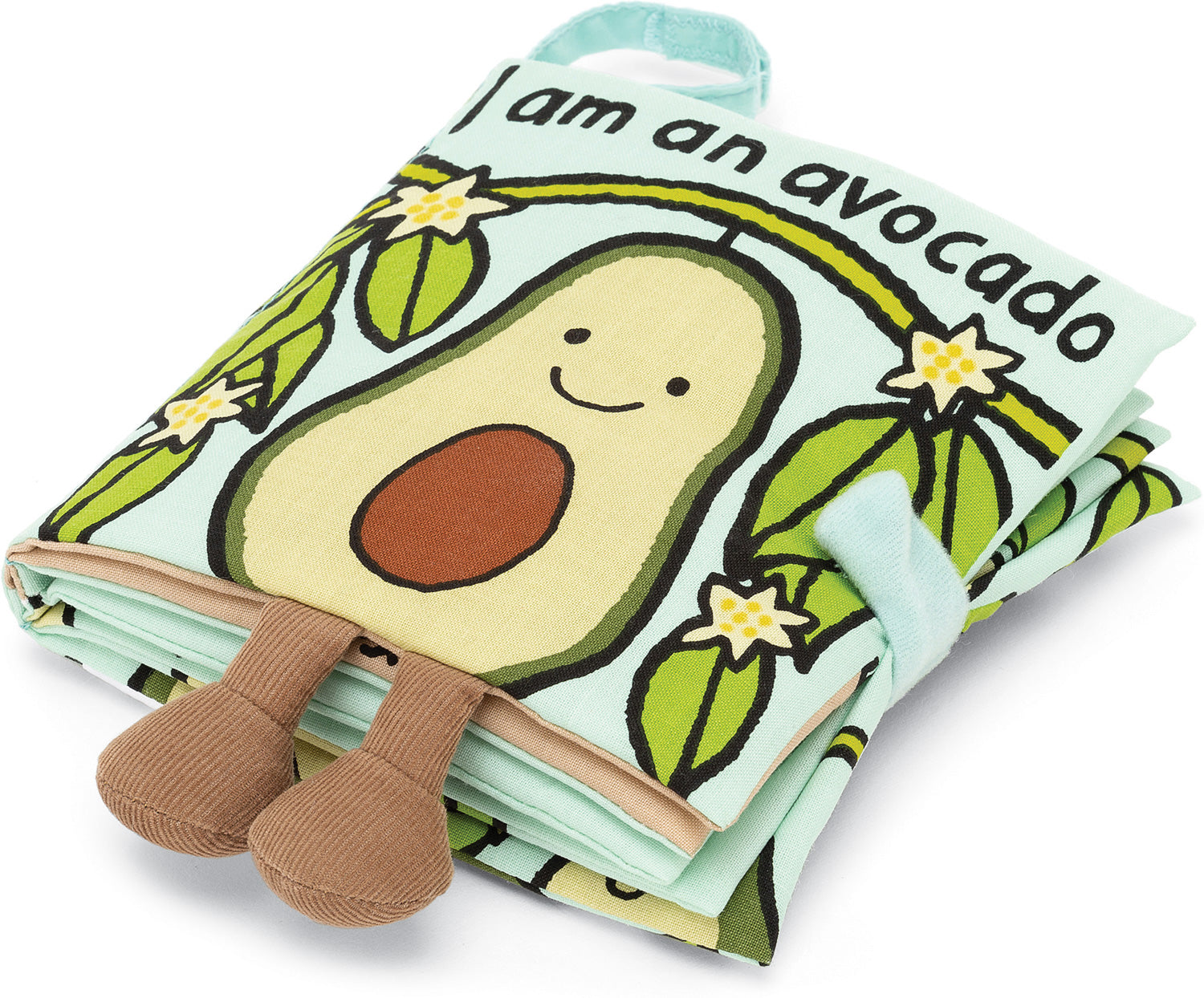 JellyCats I Am An Avocado Fabric Book