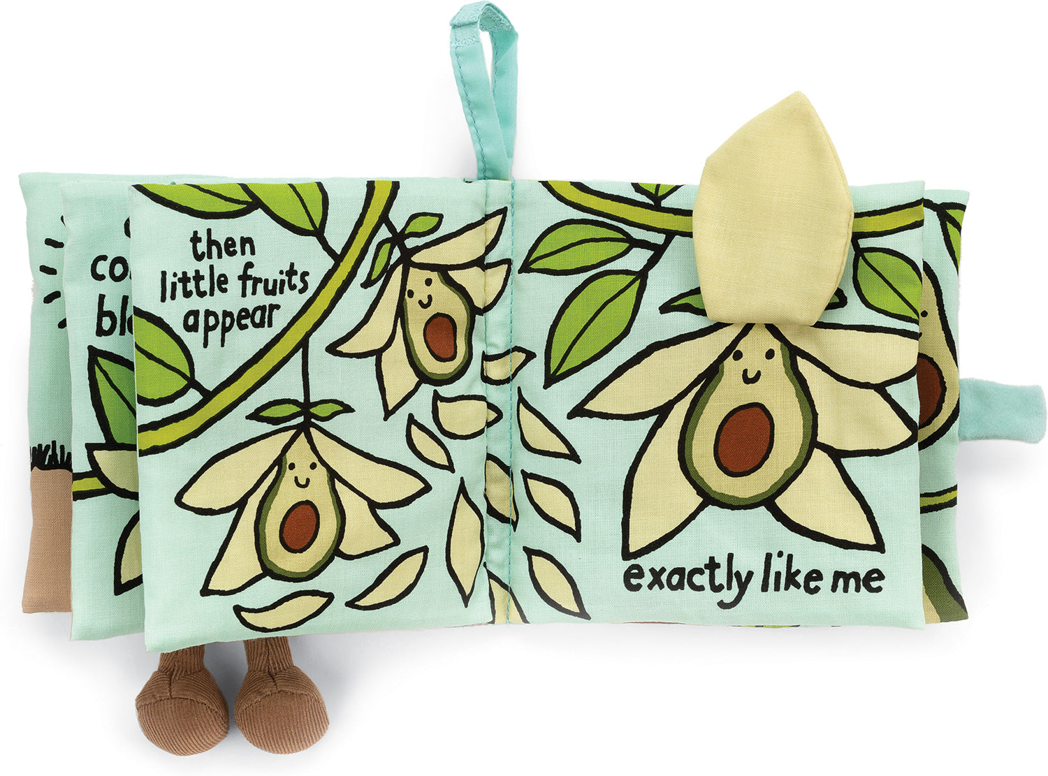 JellyCats I Am An Avocado Fabric Book