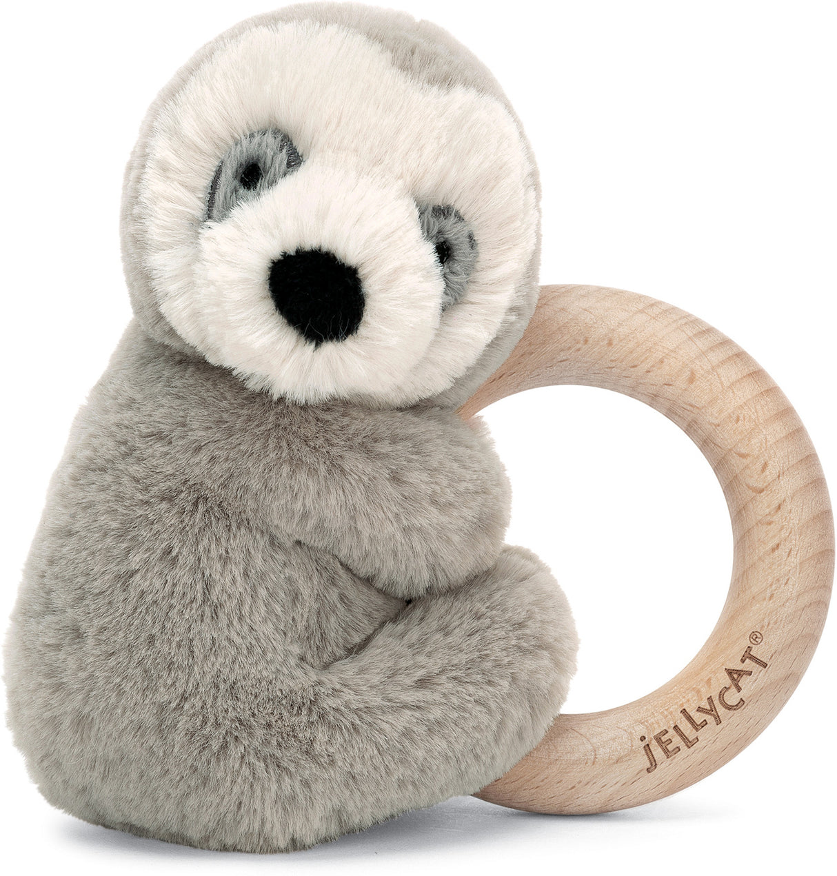 Shooshu Sloth Wooden Ring Toy