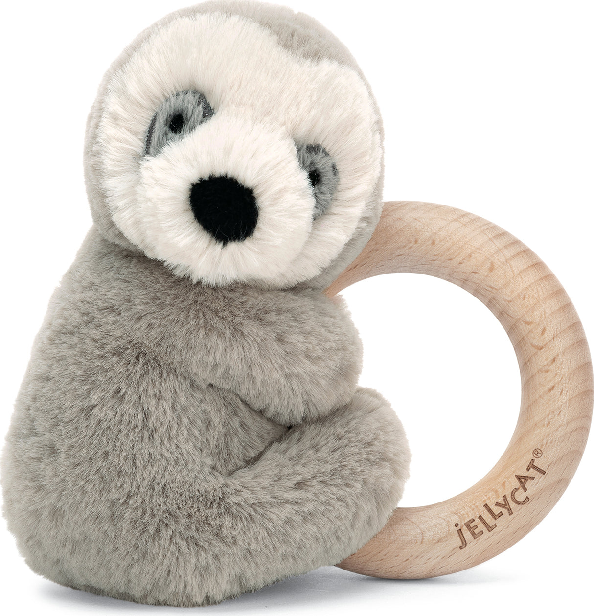 Shooshu Sloth Wooden Ring Toy