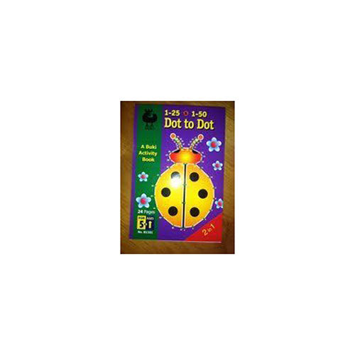 Buki Activity Book 1-25 & 1-50 DOT TO DOT (B1101)