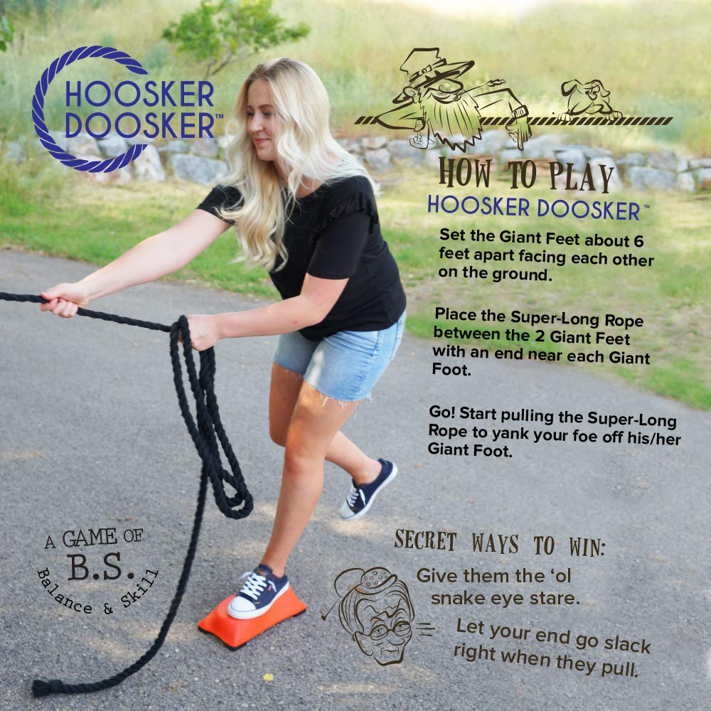 Hoosker Doosker Tug of War - The Game of B.S. - Balance and Skill