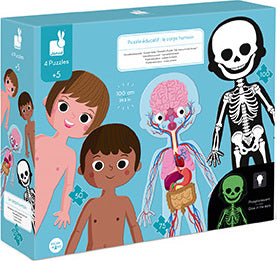 Educational Puzzle-human Body-50,75,100 Pcs