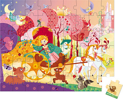 Hat Boxed 54 Pcs Puzzle Princess Coach