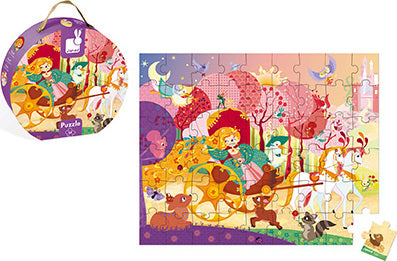 Hat Boxed 54 Pcs Puzzle Princess Coach