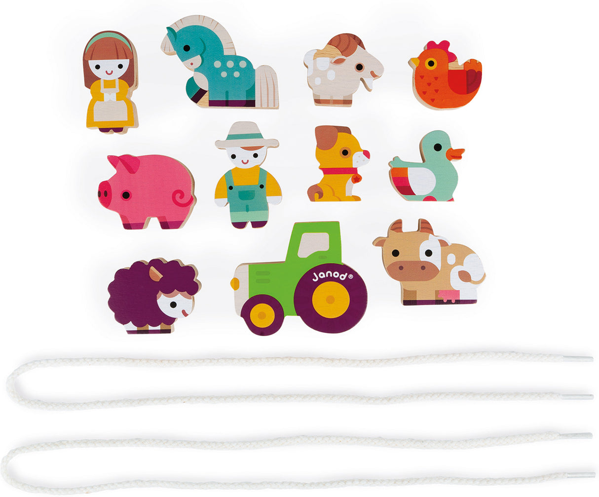 Stringable Farm-Themed Beads