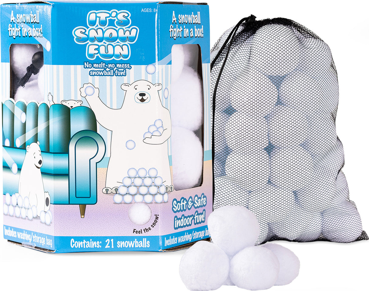 It's Snow Fun - 21 pack Indoor Snowballs