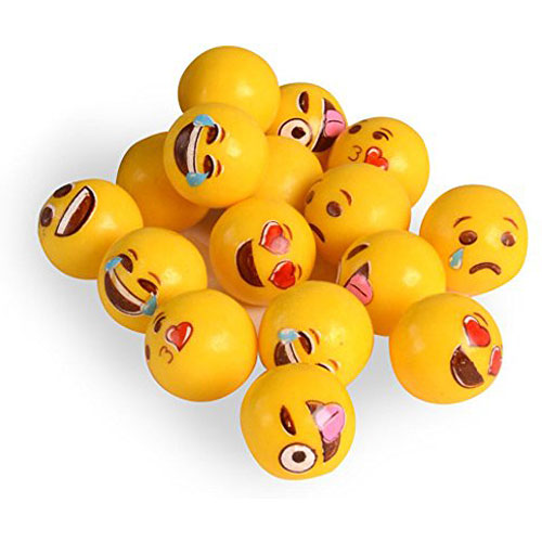 Emoji Gumball Machine; Gumball Bank with Starter Gumballs