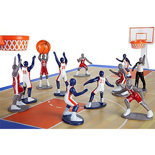 Kaskey Kids Basketball Guys - Inspires Imagination with Open-Ended Play - Includes 2 Full Teams and More - For Ages 3 and Up