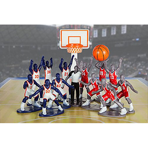 Kaskey Kids Basketball Guys - Inspires Imagination with Open-Ended Play - Includes 2 Full Teams and More - For Ages 3 and Up