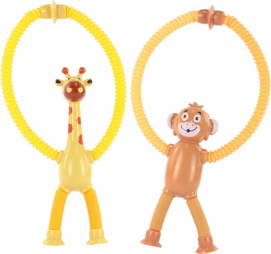Poptube Giraffe and Monkey