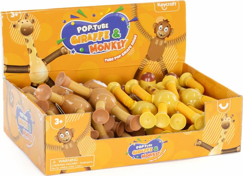 Poptube Giraffe and Monkey