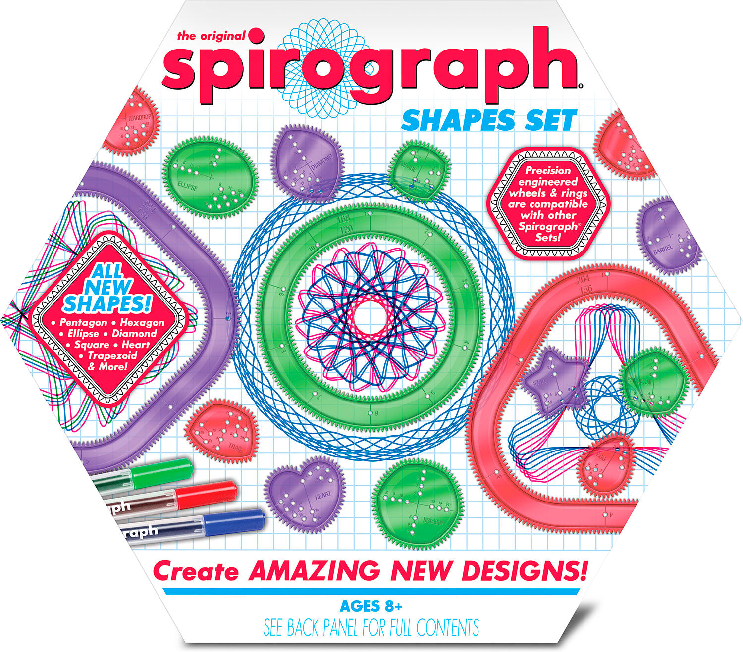 Spirograph Shapes Set