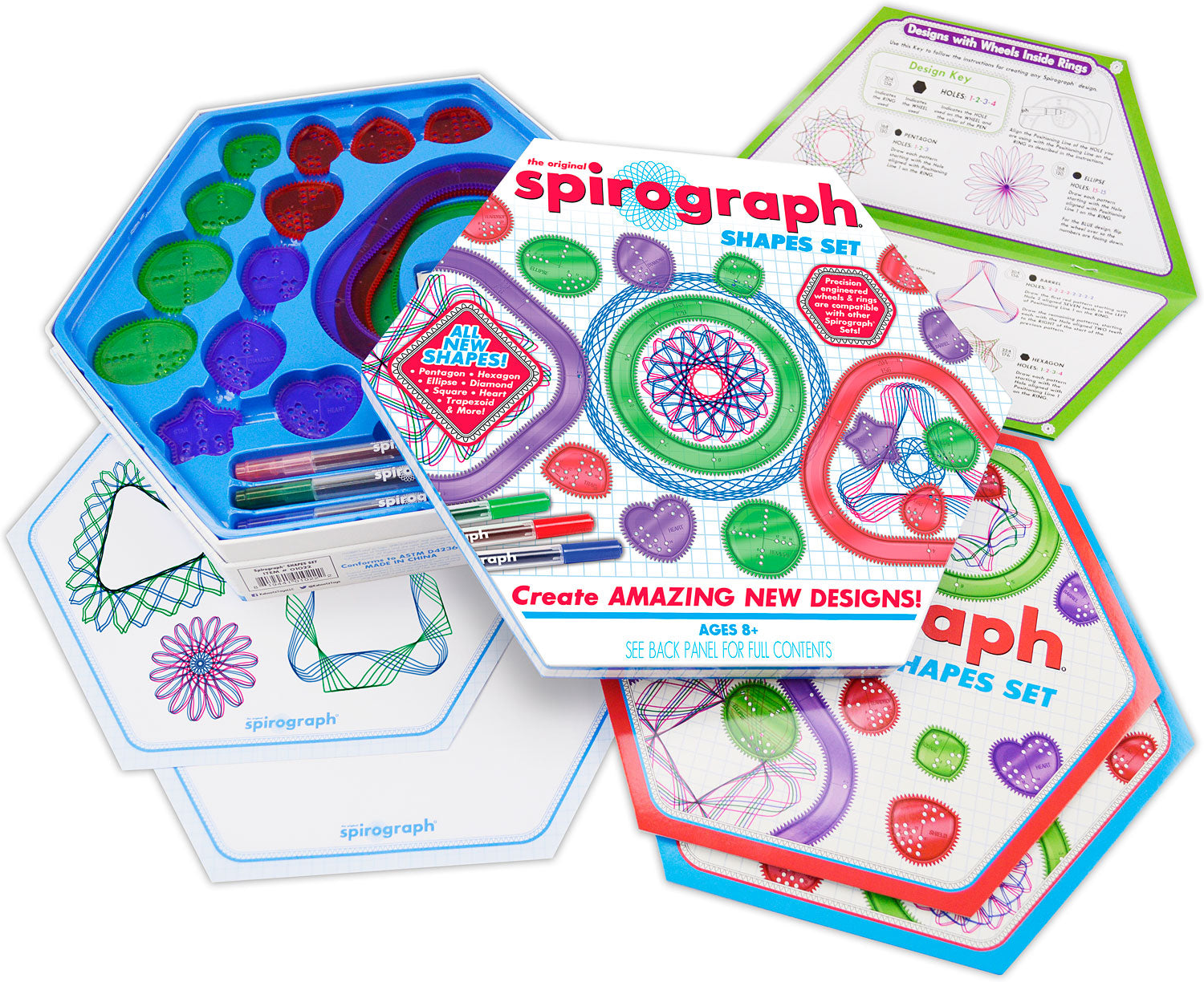 Spirograph Shapes Set
