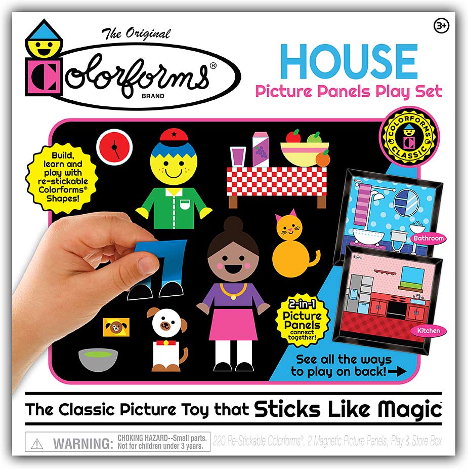 Colorforms House Picture Panels Play Set