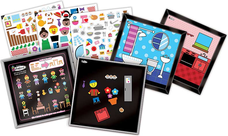 Colorforms House Picture Panels Play Set