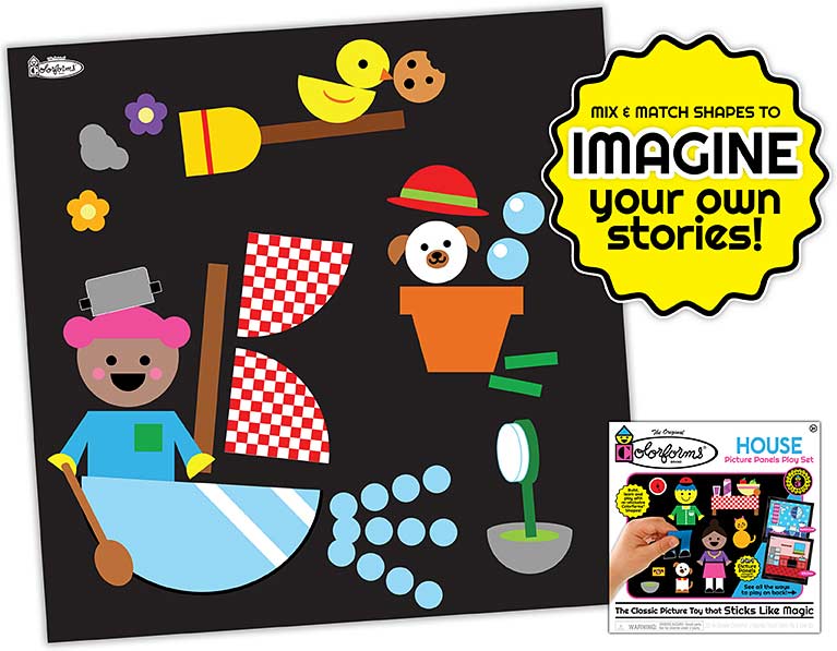 Colorforms House Picture Panels Play Set