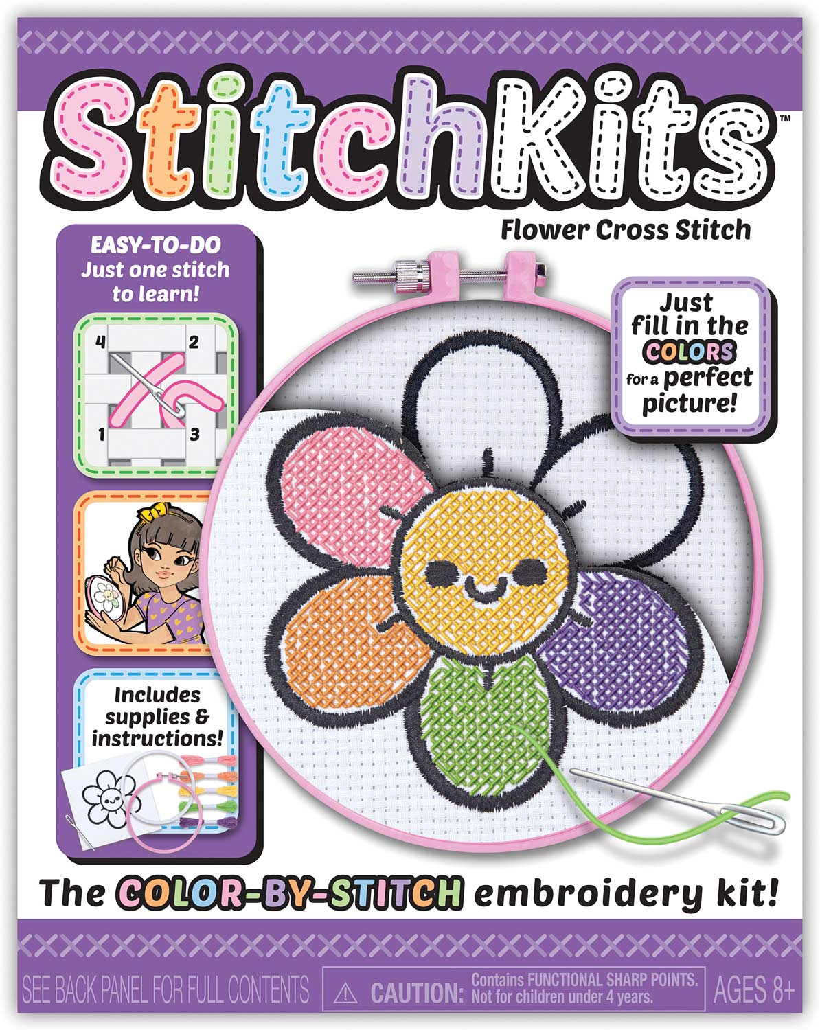 Stitchkits Flower Cross Stitch Kit