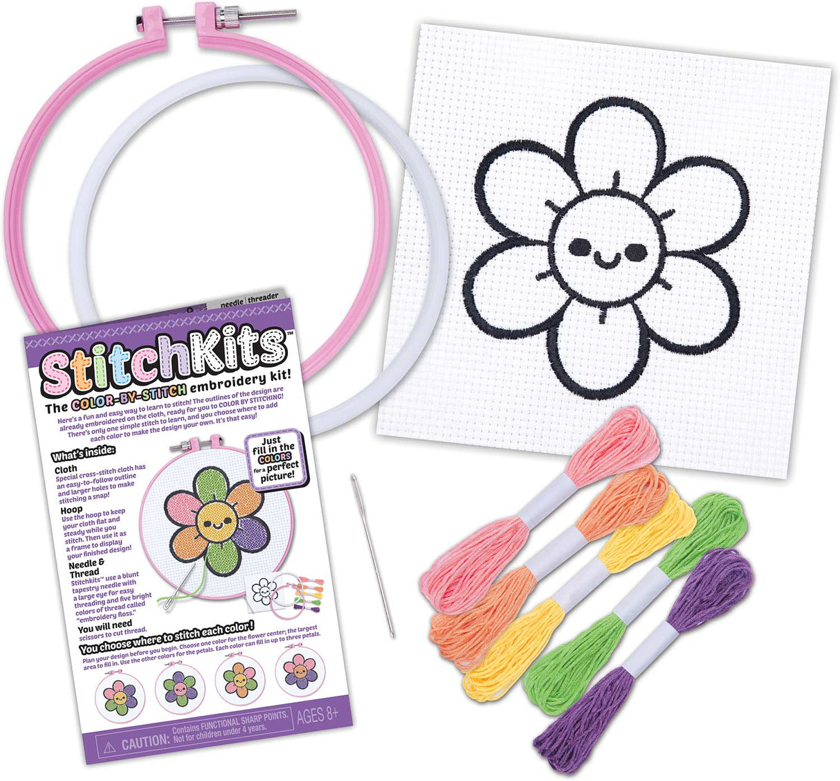 Stitchkits Flower Cross Stitch Kit