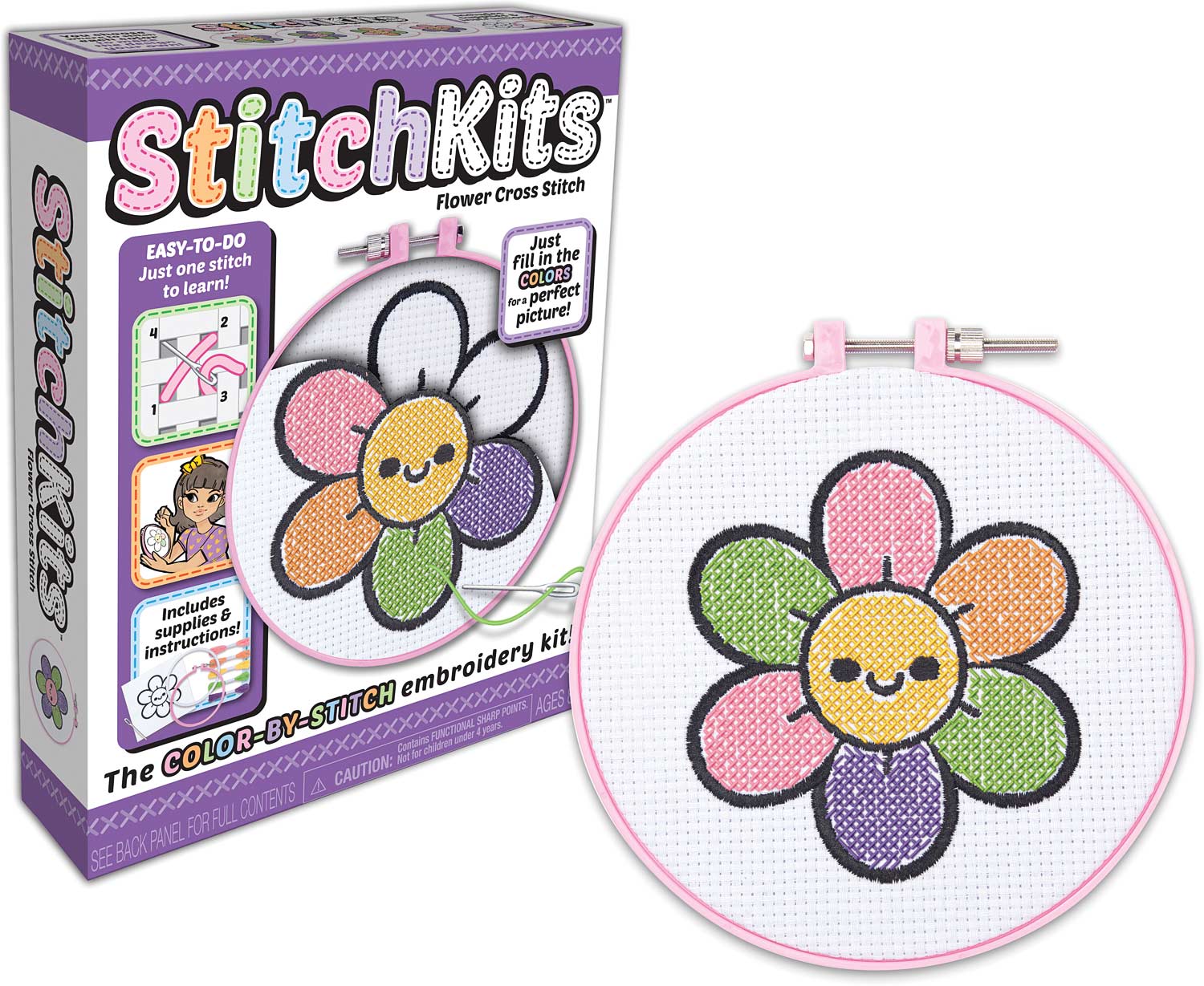 Stitchkits Flower Cross Stitch Kit