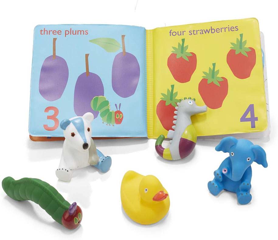 The World of Eric Carle Bath Gift Set: Book with 5 Character Squirt Toys
