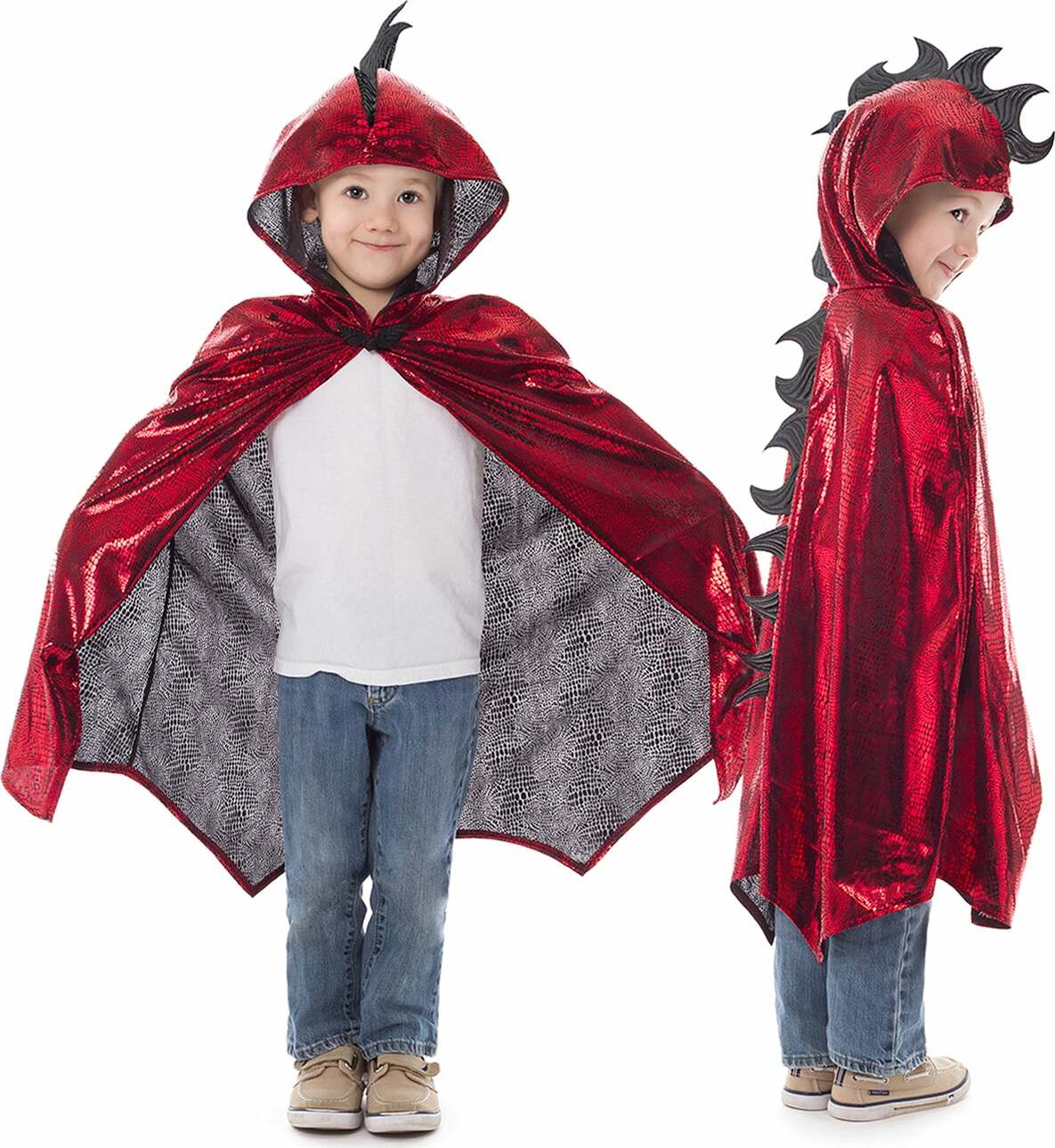 Red Dragon Cloak - Ages 3-8