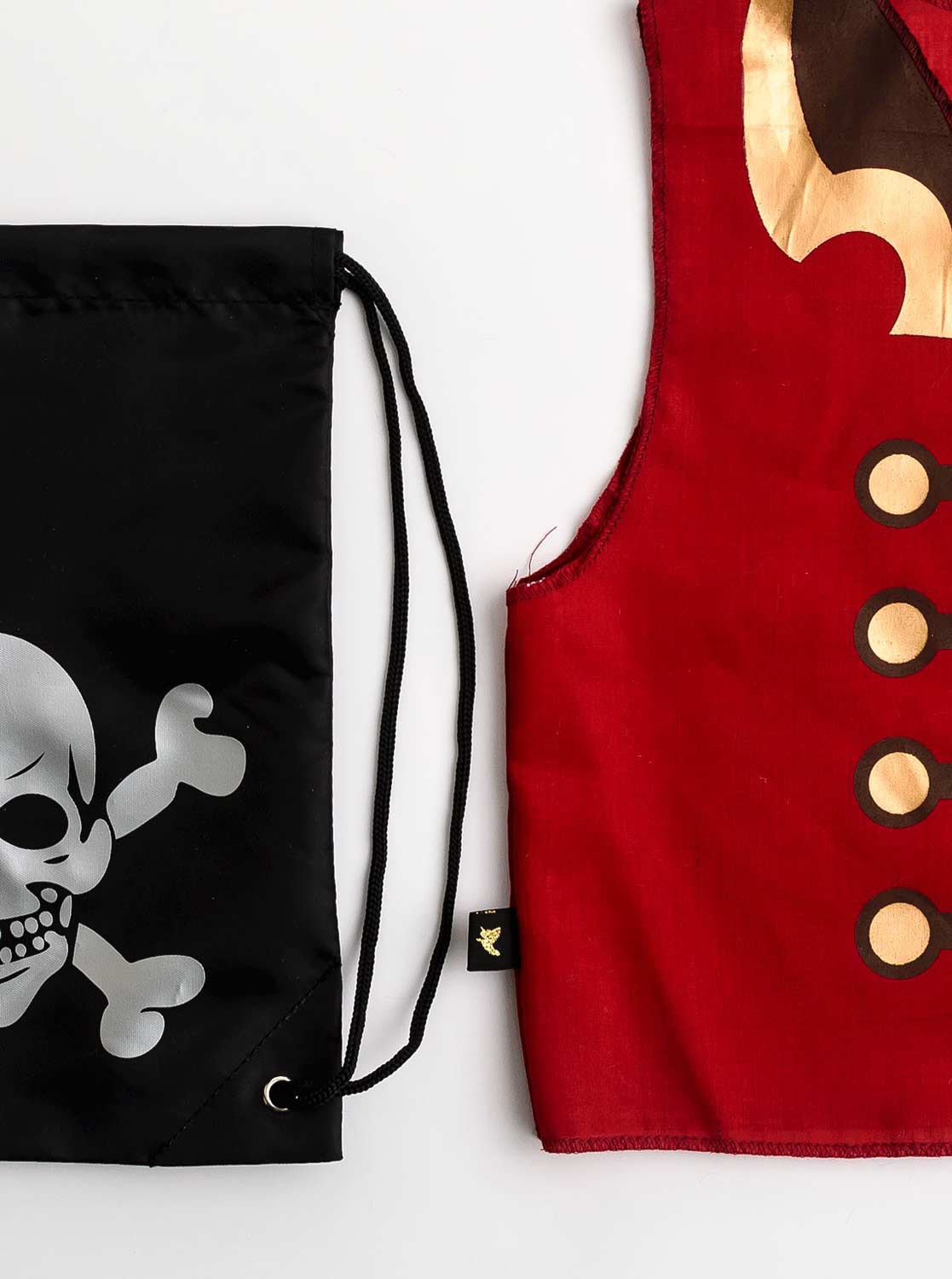 Drawstring Backpack Pirate Gift Set - One Size