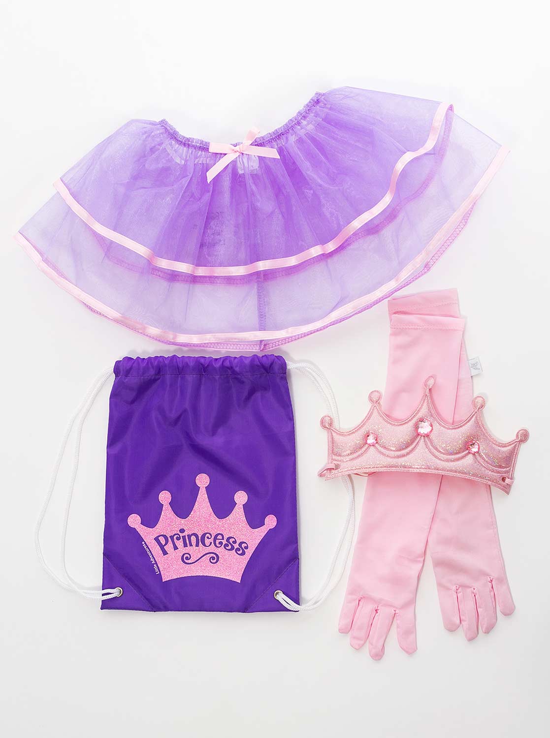 Drawstring Backpack Princess Gift Set - One Size