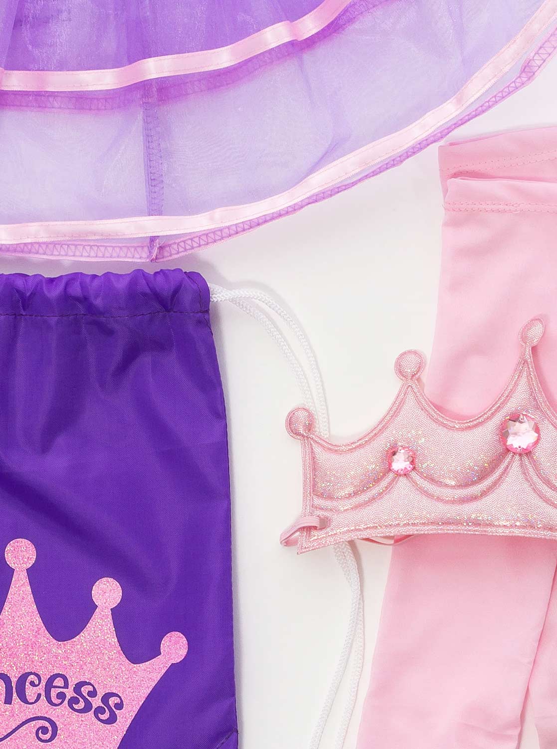 Drawstring Backpack Princess Gift Set - One Size