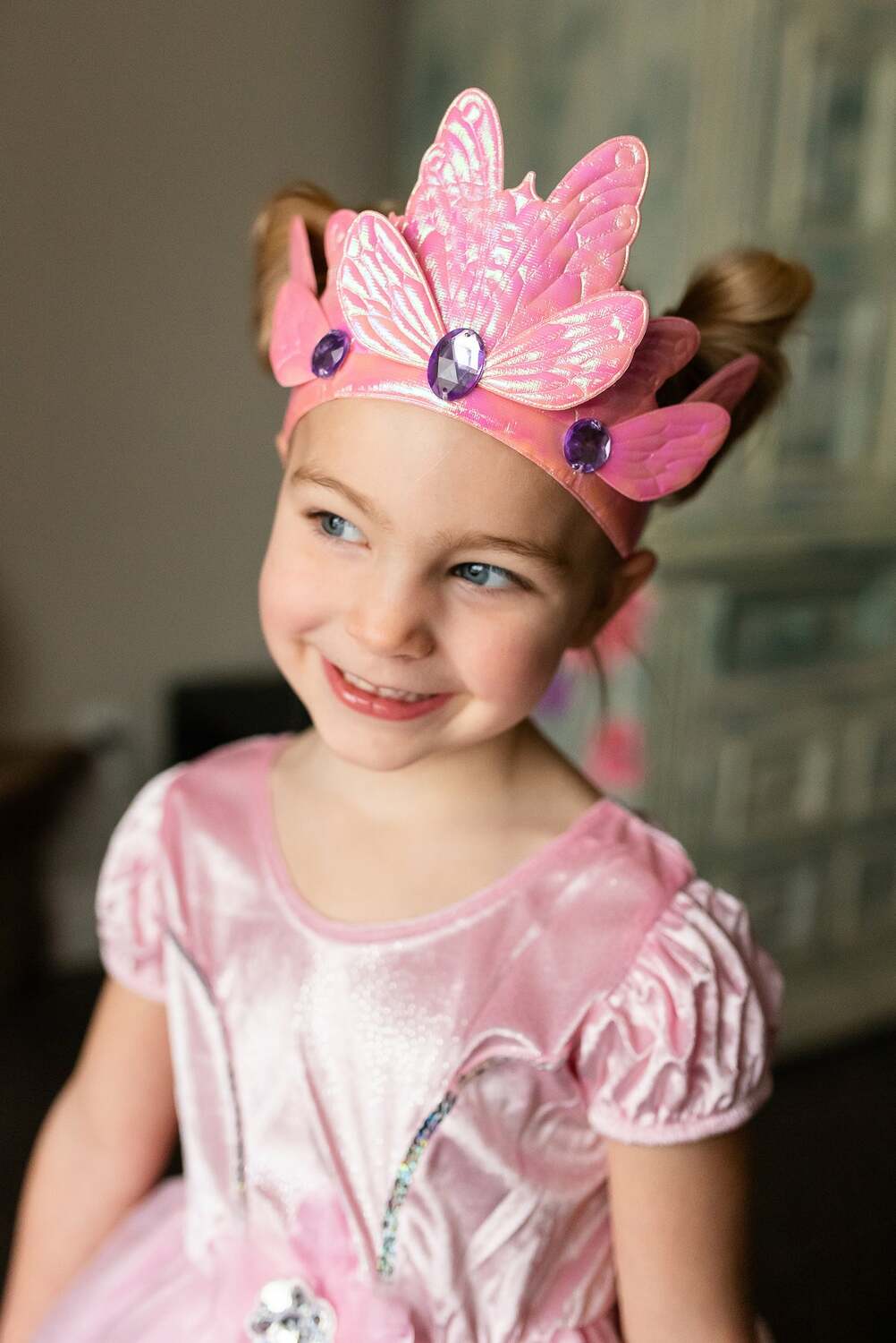 Pink Butterfly Soft Crown - Ages 3+