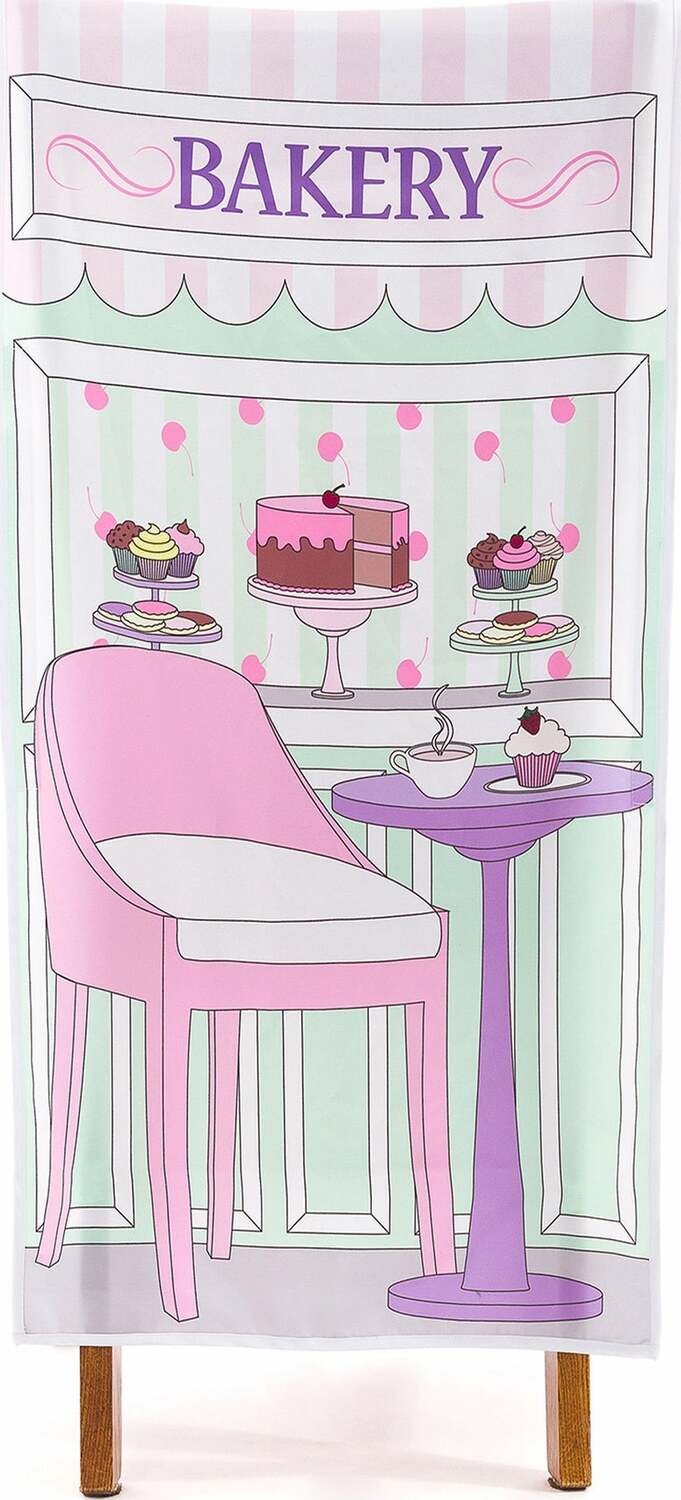 Little Bakery Shop Chair Cover - One Size
