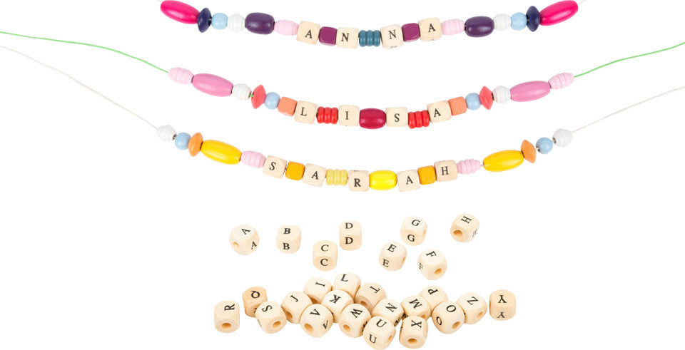 Display Wooden Threading Beads Sweets-Glass, "Candy"