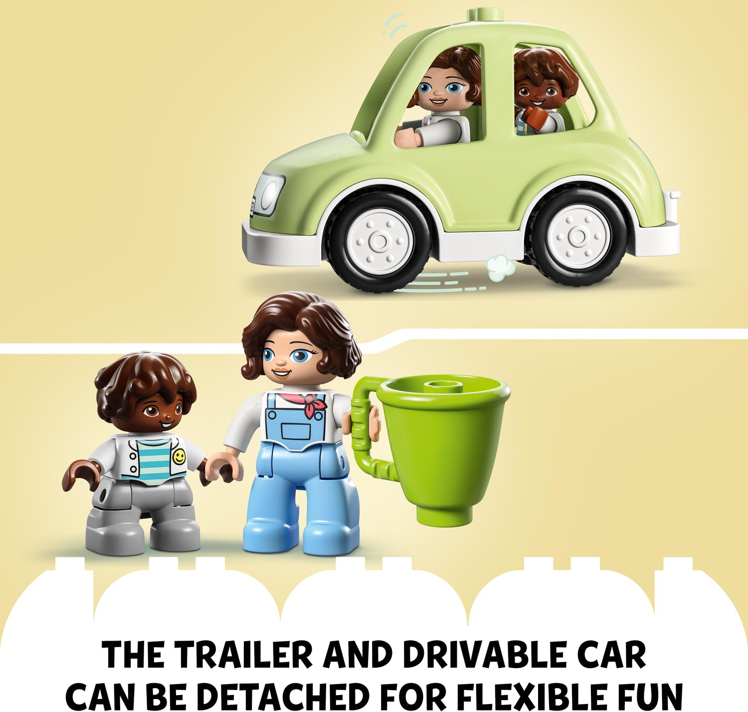 LEGO® DUPLO® Town Family House on Wheels