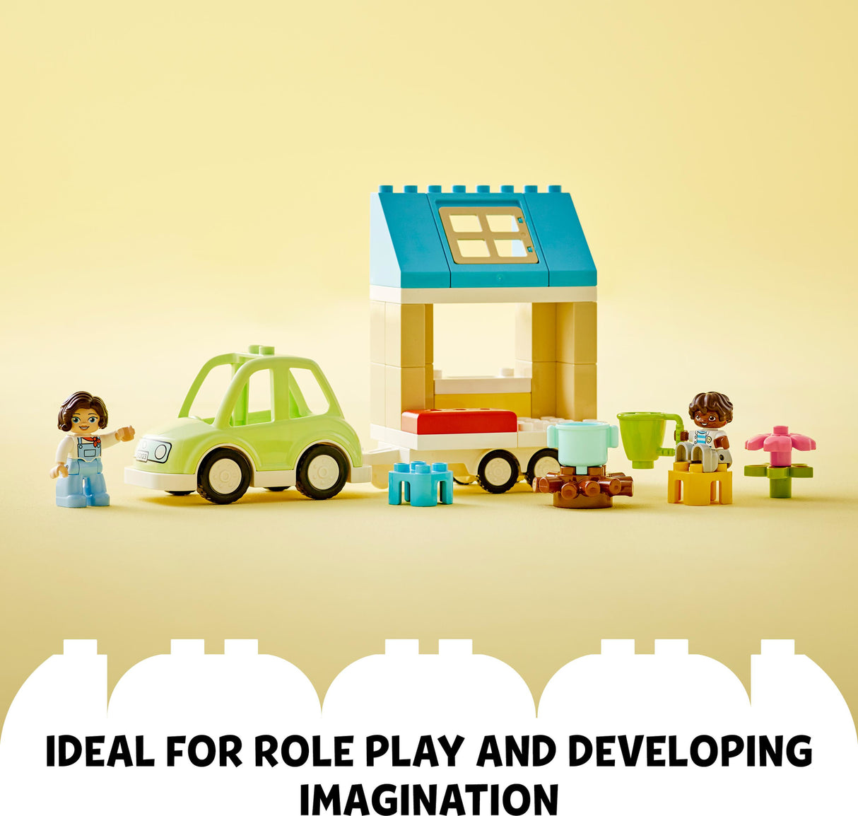 LEGO® DUPLO® Town Family House on Wheels