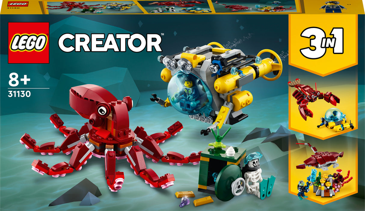 LEGO Creator 3in1 Sunken Treasure Mission Set