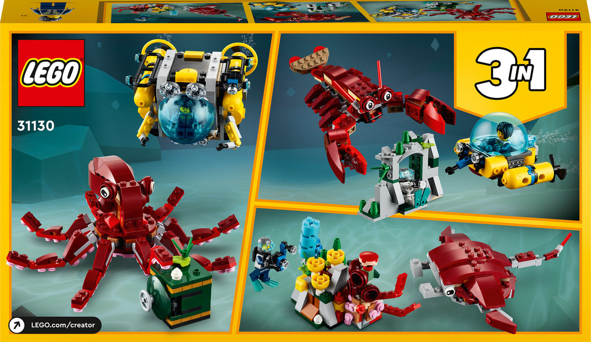 LEGO Creator 3in1 Sunken Treasure Mission Set