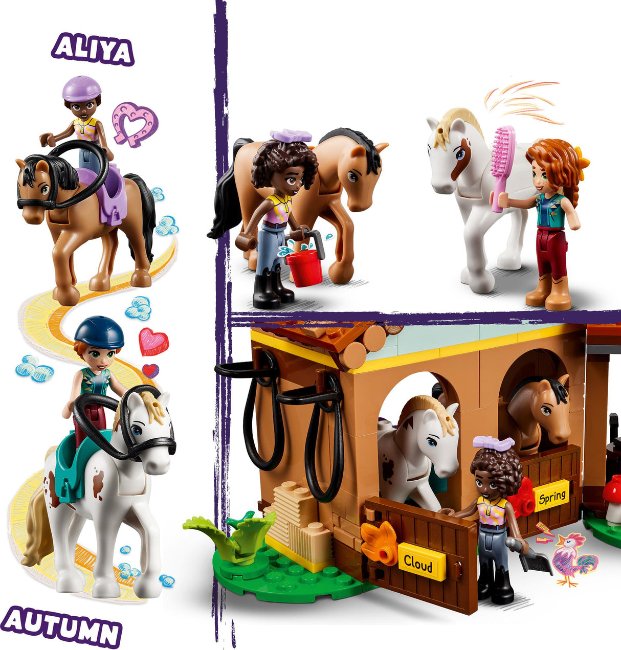 LEGO Friends Autumn's Horse Stable Toy Set