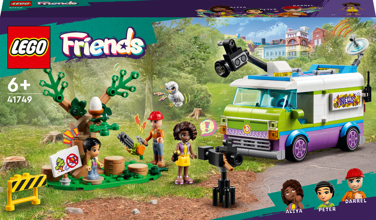 LEGO® Friends Newsroom Van Animal Rescue Set