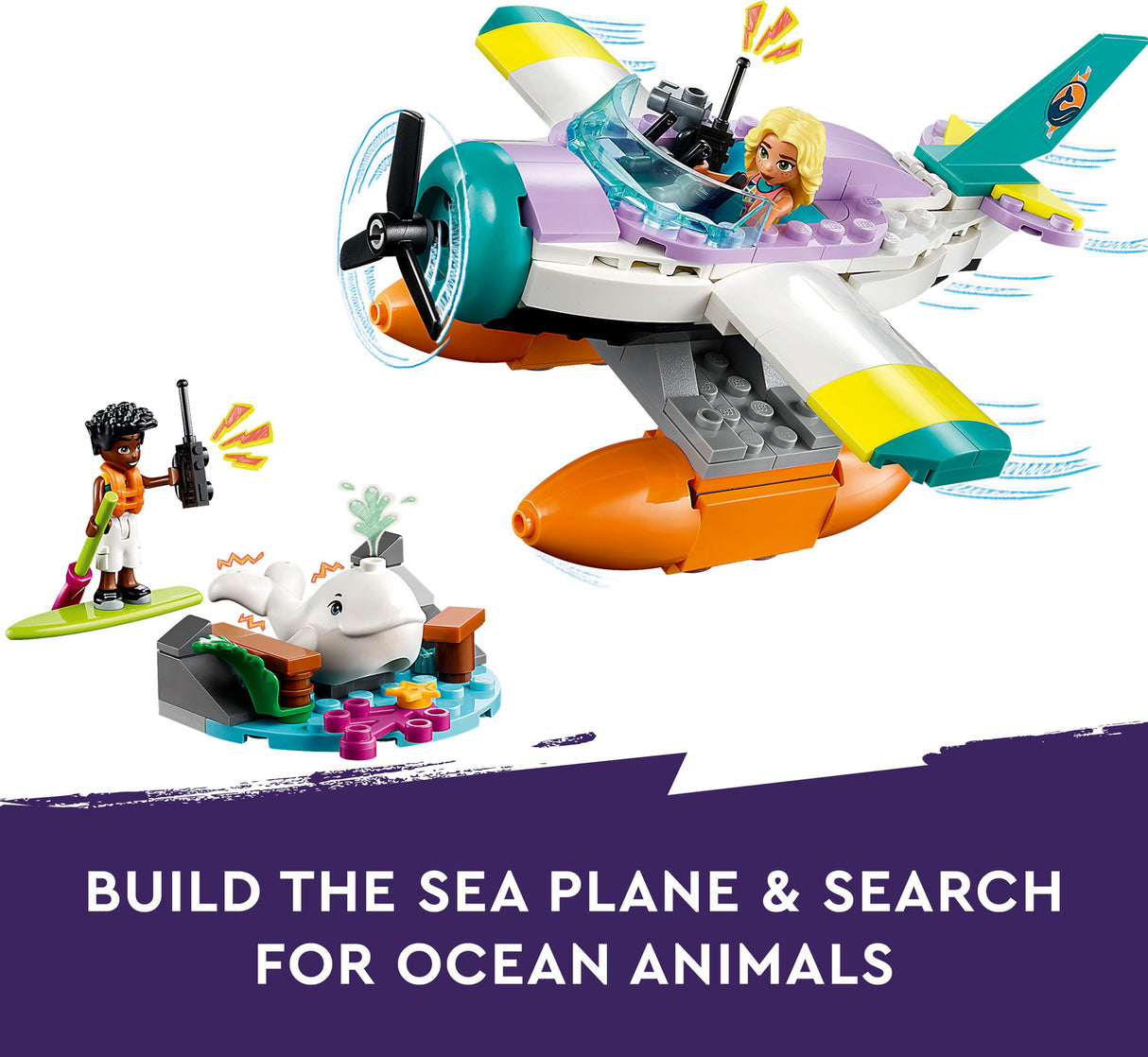 LEGO Friends Sea Rescue Plane Toy Playset