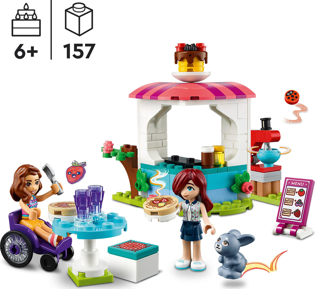 LEGO Friends Pancake Shop Toy Cafe Set