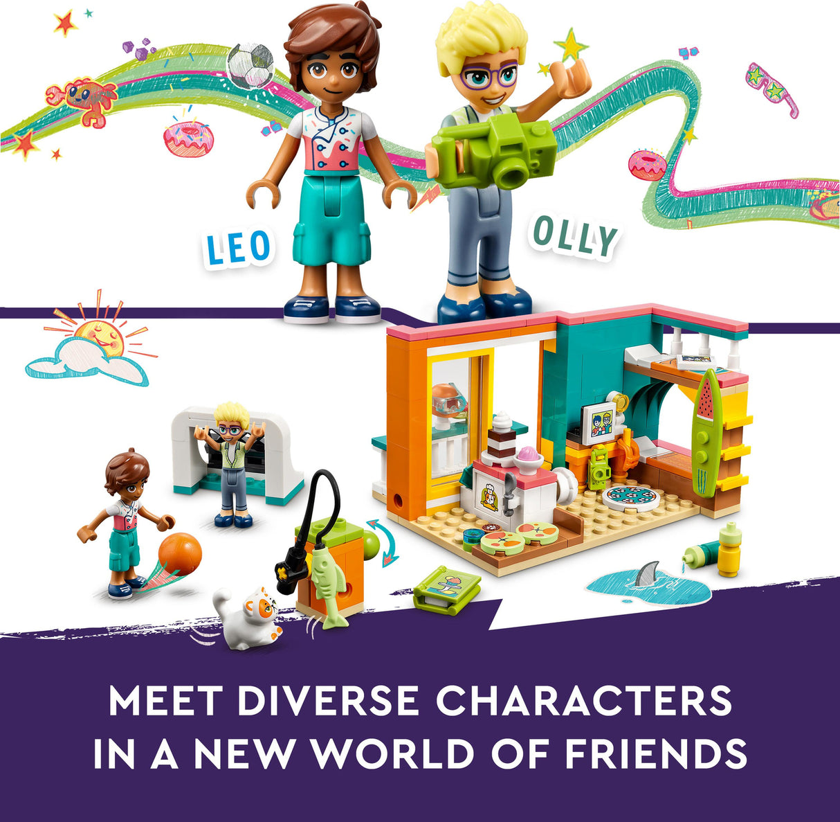 LEGO® Friends: Leo's Room Playset