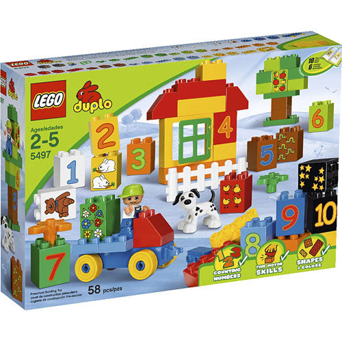 LEGO 5497 - Duplo Bricks & More Play with Numbers 58pcs
