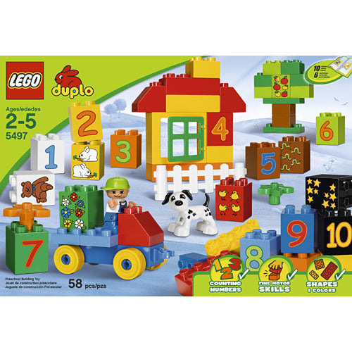 LEGO 5497 - Duplo Bricks & More Play with Numbers 58pcs