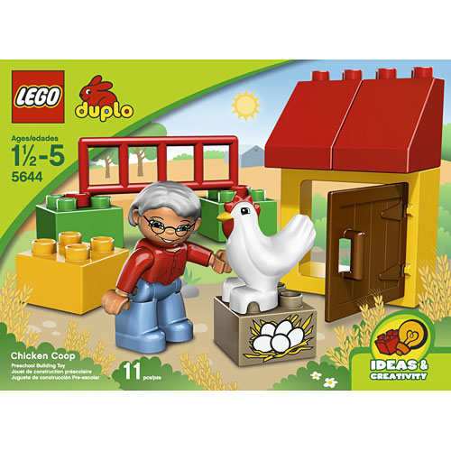 LEGO 5644 Chicken Coop Duplo 11 pcs Ages 1.5-5