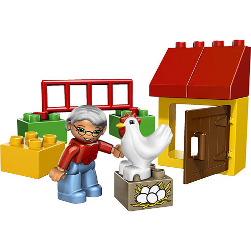 LEGO 5644 Chicken Coop Duplo 11 pcs Ages 1.5-5