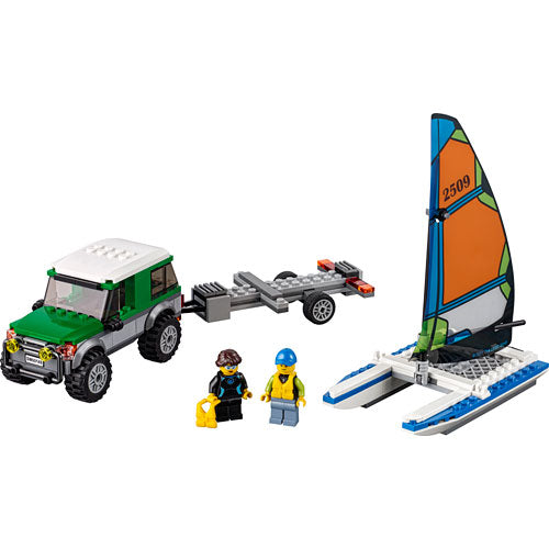 LEGO 4x4 With Catamaran