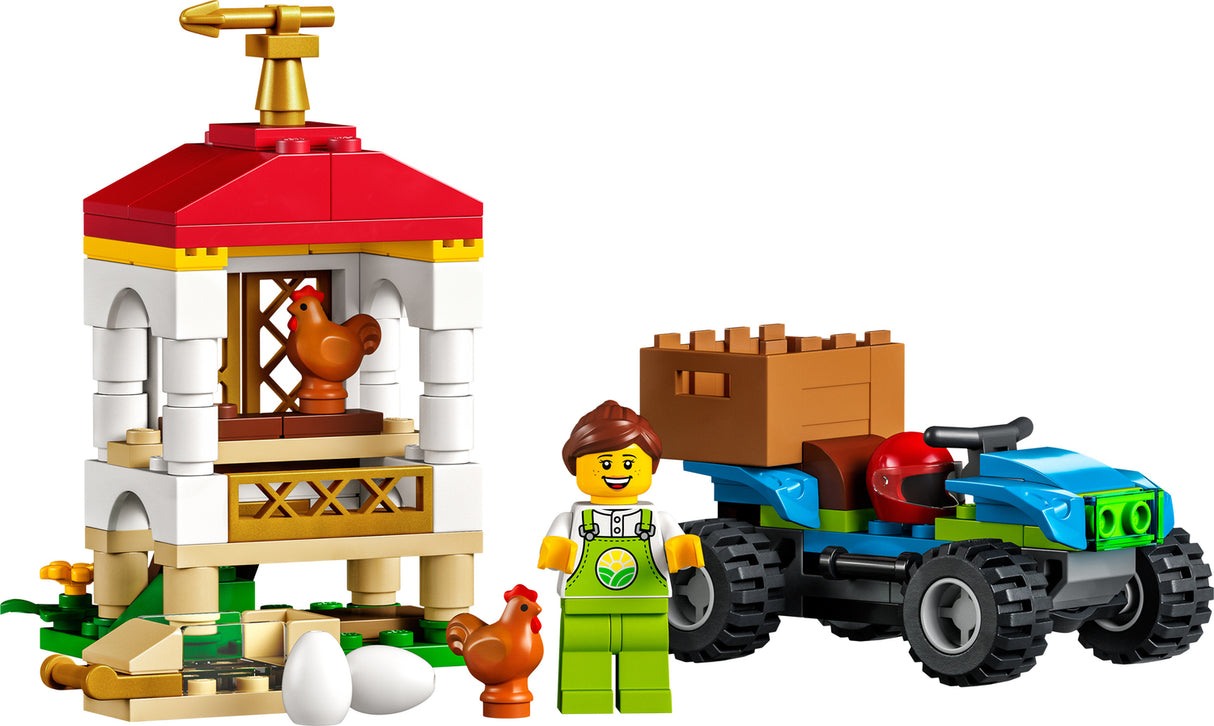 LEGO City Chicken Henhouse Farm Toy for Kids