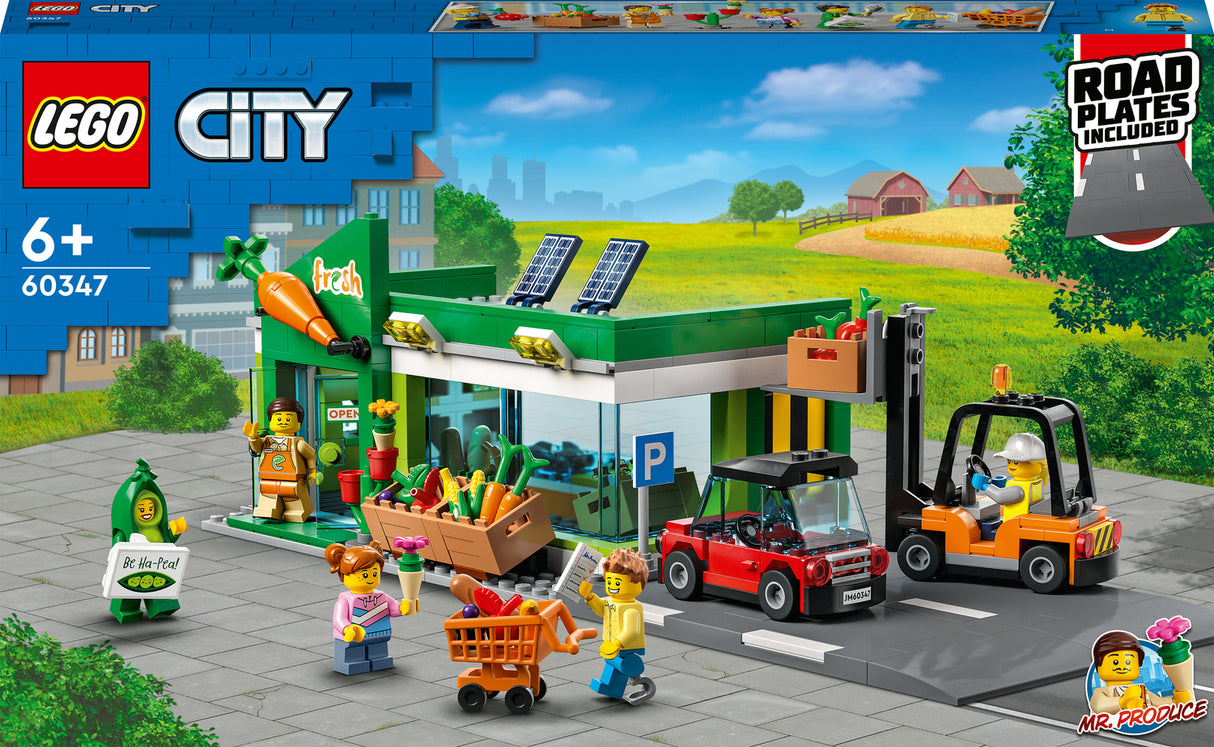 LEGO City Grocery Store Shop Set with Car